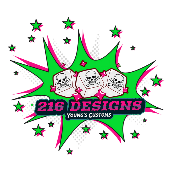 216 Designs — Young's Customs logo